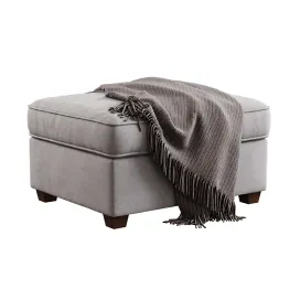 West elm henry ottoman 2